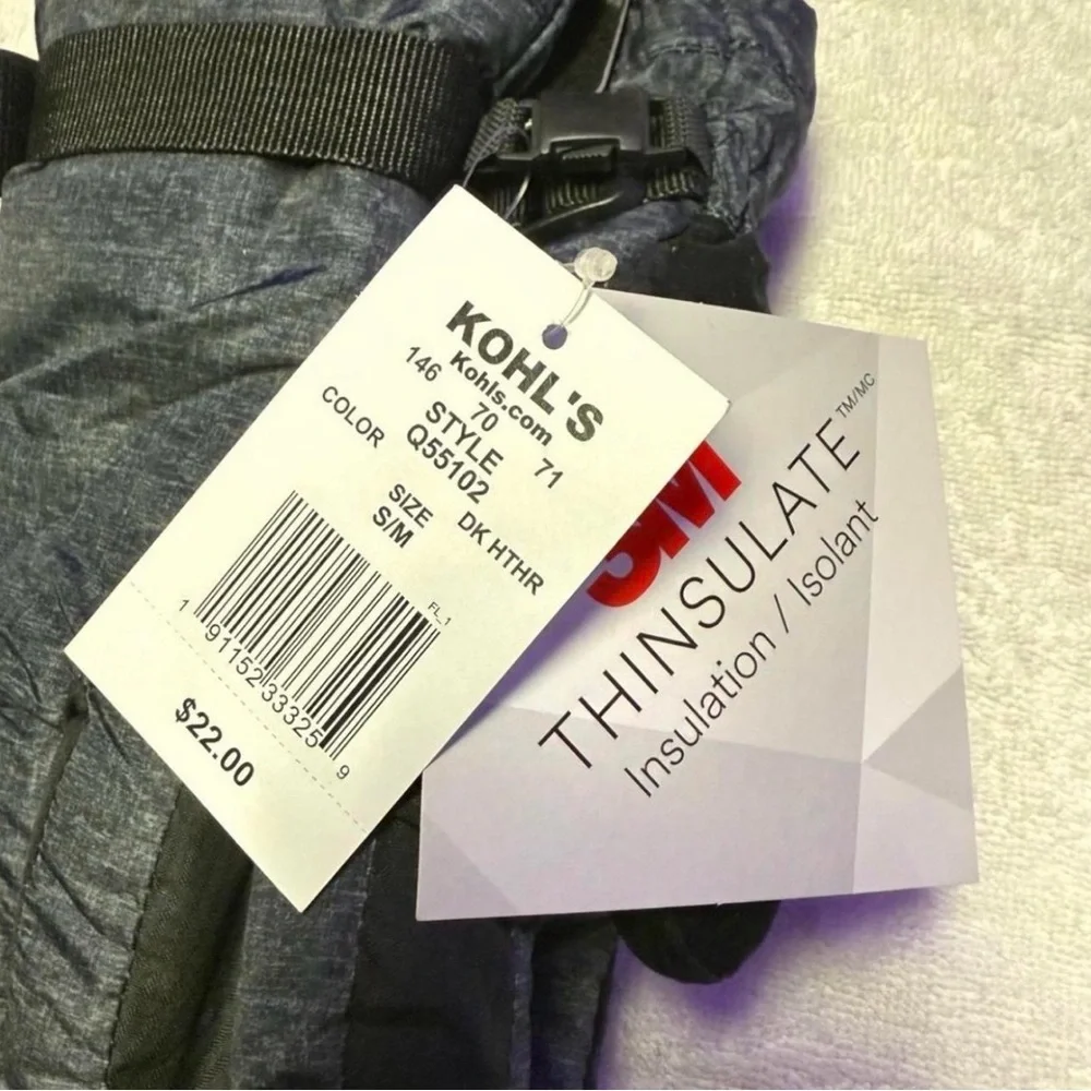 Kohl's Charcoal Kids Winter Gloves